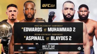 Watch UFC 304: Edwards vs Muhammad 2 7/27/24 27th July 2024 PPV Live Online