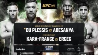 Watch UFC 305 du: Plessis vs. Adesanya PPV 8/17/24 August 17th 2024 Live Online