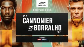 Watch UFC Fight Night Vegas 96: Cannonier vs Borralho 8/24/24 24th August 2024 Live Online