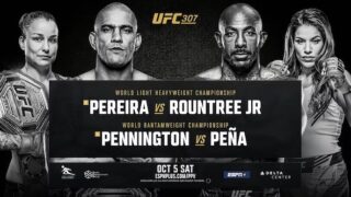 Watch UFC 307: Pereira vs Rountree Jr. 10/5/24 5th October 2024 Live PPV Online