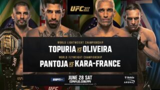 Watch UFC 317: Topuria vs Oliveira PPV 6/28/25 28th June 2025 Live Online
